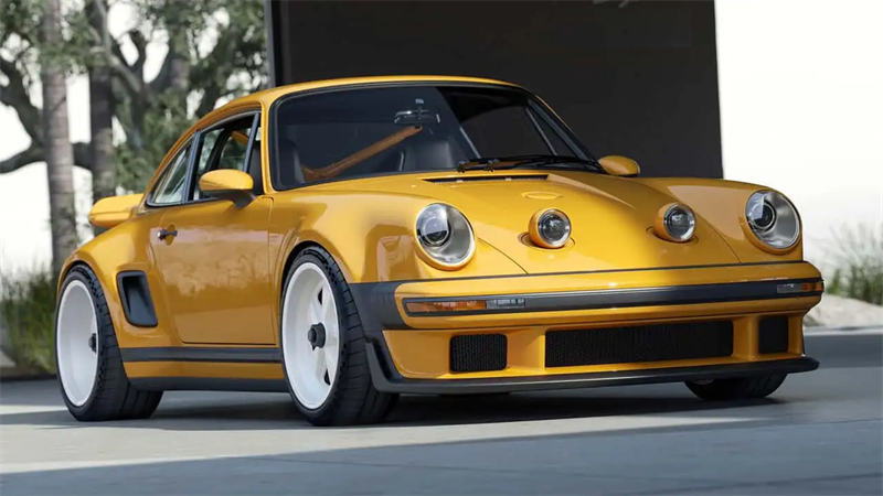 انقلابی در ظرافت: پورشه 911 Carrera Coupe که توسط خواننده با رهبری پیشرفته در چراغهای پروژکتور و چراغهای نئونی برای ماشین ها مجدداً تجسم شد